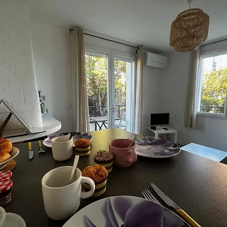 شقة La Mimosette Cosy Avec Terrasse Proche
